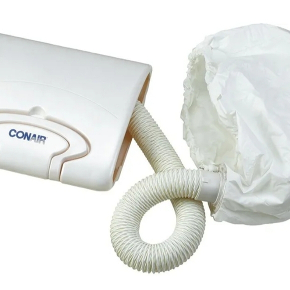 NWT Conair Bonnet Hair Dryer, Soft Portable Bonnet Style with detachable brush - Picture 3 of 6